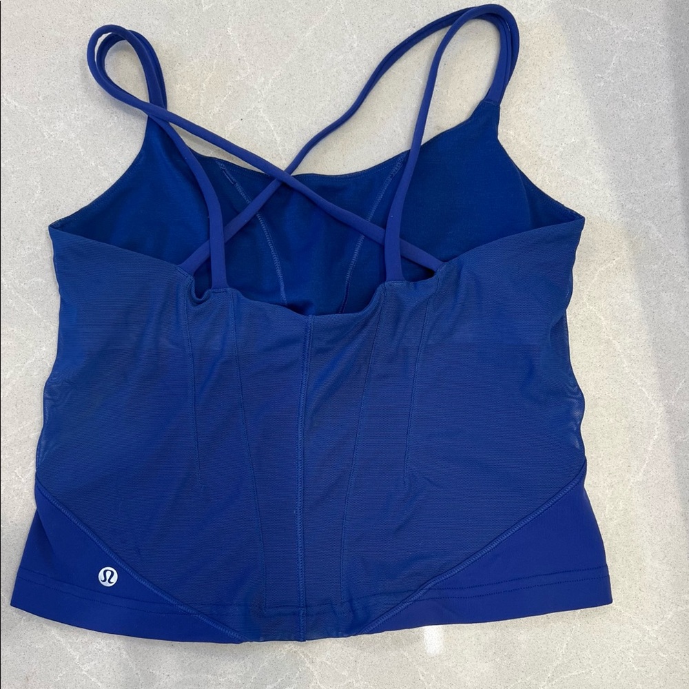 Lululemon Exquisite Tank, Royal Blue, Size 8